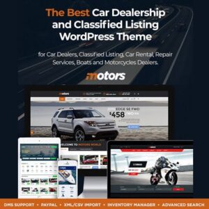 Motors - Automotive, Car Dealership, Car Rental, Auto, Classified Ads, Listing WordPress Theme
