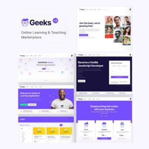 Geeks - Online Learning Marketplace WordPress Theme