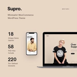 Supro - Minimalist AJAX WooCommerce WordPress Theme