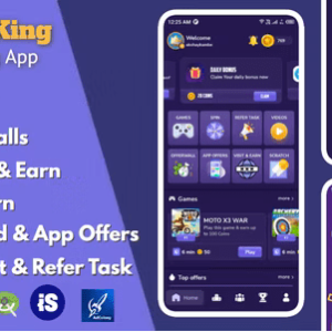 Cash King: Android Earning App with Admin Panel
