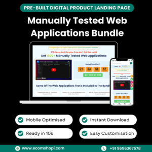 Landing Page - Manually Tested Web Applications