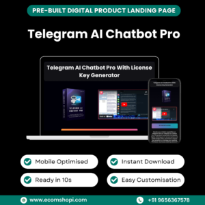 Landing Page - Telegram AI Chatbot Pro