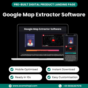 Landing Page - Google Map Extractor Software
