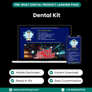 Landing Page - Dental Kit