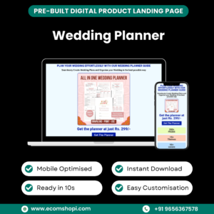 Landing Page - Wedding Planner