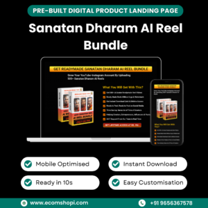 Landing Page - Sanatan Dharam AI Reel Bundle