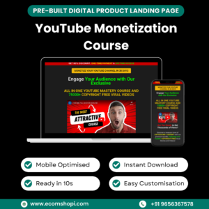 Landing Page - YouTube Monetization Course