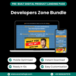 Landing Page - Developers Zone Bundle