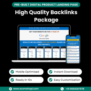 Landing Page - High Quality Backlinks Package
