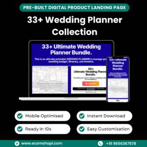 Landing Page - 33+ Wedding Planner Collection