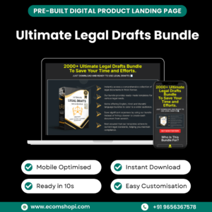 Landing Page - Ultimate Legal Drafts Bundle
