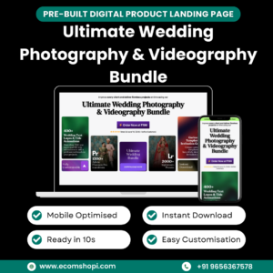 Landing Page - Ultimate Wedding Photography & Videography Bundle