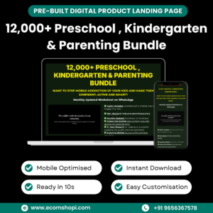 Landing Page - 12,000+ Preschool , Kindergarten & Parenting Bundle