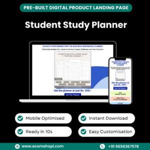 Landing Page - Student Study Planner