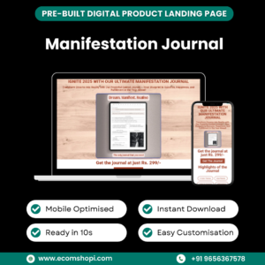 Landing Page - Manifestation Journal