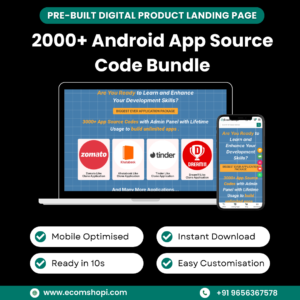 Landing Page - Android App Source Code Bundle